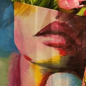 Original Art Acryl Painting "Woman's face"